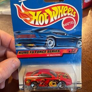 2000 Hot Wheels car, 99 Mustang from the KUNG FU FORCE Series.